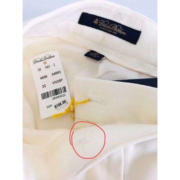 Brooks Brothers | Caroline Fit Wool Trouser Womens Petites 0P Beige Straight - Picture 11 of 12